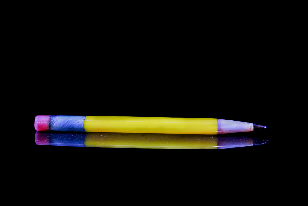 Sherbet - Yellow "Pencil" Dabber w/Purple Tip