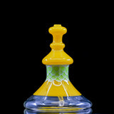 Tyme Glass "Yellow Plunger" oil rig with removable dome and dot stack technique