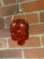 Sweeny Glass Skull Pendant