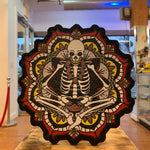 Good Glass Gallery skeleton mood mat by J Blake