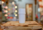 White Med-Tainer smell proof plastic grinder