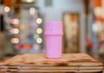Pink Med-Tainer smell proof plastic grinder