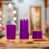 Purple Med-Tainer smell proof plastic grinder