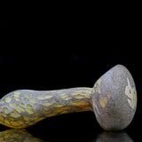 Stone Tech Glass fossil spoon dry herb pipe