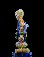Jim Zink/DIET Glass "Trapped" Collaboration with removable down-stem